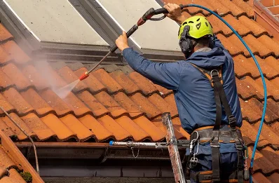 Démoussage et hydrofuge de toiture à Thil